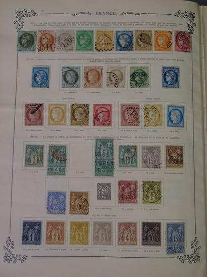null Collection of World stamps where Europe is well represented, from the origins...