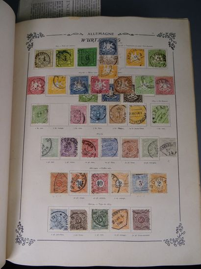 null Collection of world stamps, from the origins to 1940. The stamps are mostly...