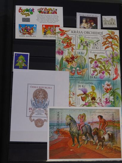 null Czech Republic. Collection of mint stamps, years 2010-2015, in a binder