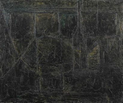  Pierre JACQUEMON (1935-2001) Poisson calciné Huile sur toile, signée en bas à gauche,...