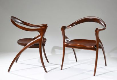 null Olivier DE SCHRIJVER (né en 1958) - ODE DESIGN Comme chez vous éditeur
Paire...