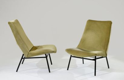 null Pierre GUARICHE (1926-1995) - STEINER éditeur
Paire de modèle « SK660 », garniture...