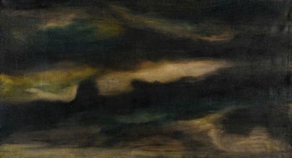  Jean JANOIR (1929-2012) Sans titre Huile sur toile H. 99,5 cm - L. 181 cm 