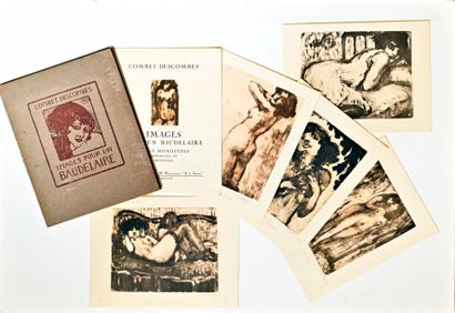  Pierre COMBET-DESCOMBES (1885-1966) Images pour un Baudelaire, Sadag, Genève, 1917...