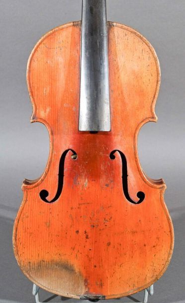 null Violon de Jérôme Thibouville Lamy signé Salvatore à Paris, fait vers 1900. Fond...