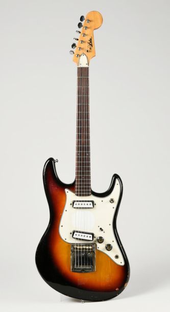 null Guitare électrique Aria, modèle diamond 2, deux micros, vernis sunburst, Japon,...