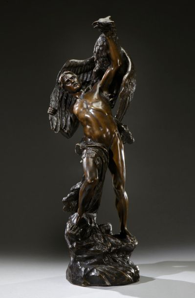 null Friedrich GOLDSCHEIDER Éditeur & HANIROFF (XIXe-XXe) Sculpteur
" Le combat d'Hercule...