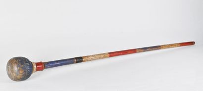 null Painted and marked "Class 1947" conscript wooden cane
L. 138 cm

Wear and R...