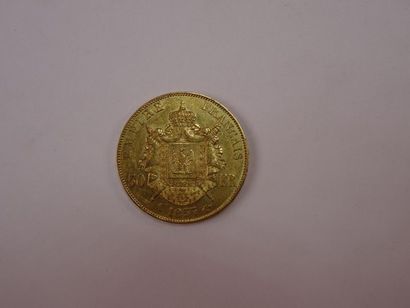 null Une pièce de 50 Francs or, Napoléon III tête nue, Paris: 1857
Poids: 16,2 g
Lot...