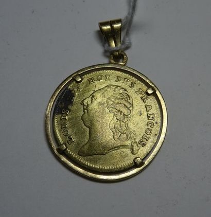 null Médaille en laiton au profil de Louis XVI au recto; La Nation La Loi et le Roi...