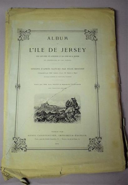 null "BENOIST (Félix). Album de l'île de Jersey avec coup d'oeil sur Guernesey et...