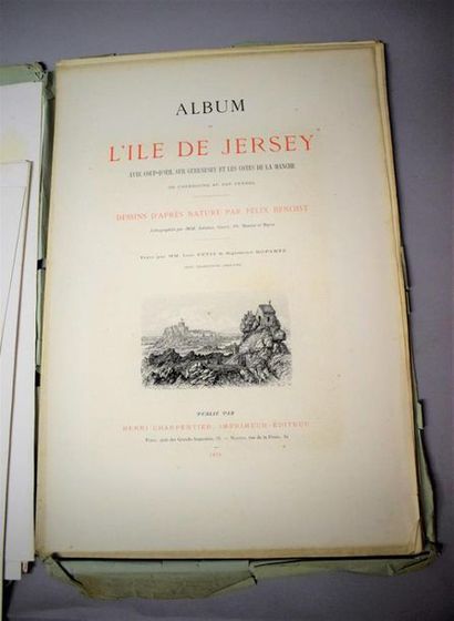 null "BENOIST (Félix). Album de l'île de Jersey avec coup d'oeil sur Guernesey et...