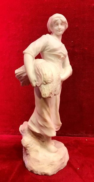 null FRENCH school circa 1900
Young girl
White marble