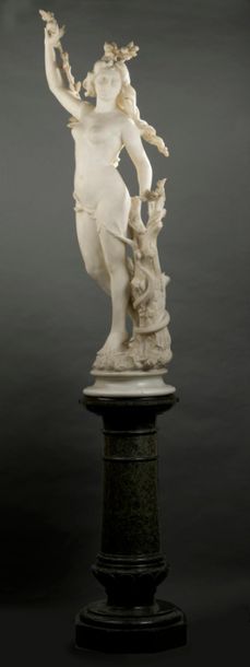 null Ildebrando BASTIANI (1867-?) Eve
White
marble signed on the terrace "Prof. I....