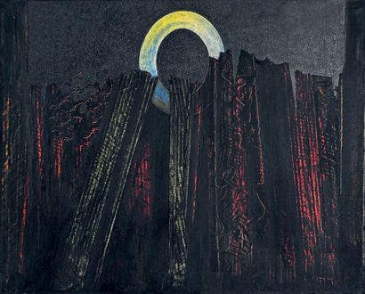 Max ERNST (1891-1976) Forêt, 1927 Huile sur toile, signée en bas à droite. H. 65...