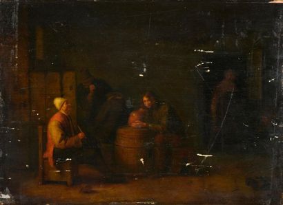 null Pieter Hermansz VERELST (Dordrecht , vers 1618 - vers 1678)
Le fumeur et le...