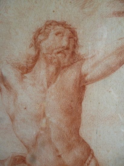 null Ecole ITALIENNE, vers 1700
Christ en croix
Sanguine
H. 42 cm L. 28 cm DB
Quelques...