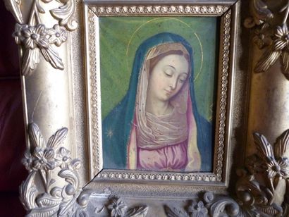 null Ecole ITALIENNE du XVIIe siècle
Vierge en prière
Huile sur cuivre
H. 18 cm L....