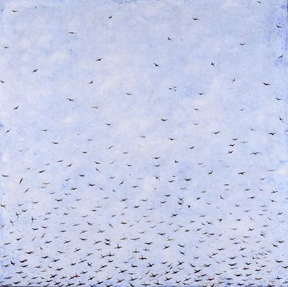 null Philippe TARDY (né en 1960)
Les Oiseaux I, 2004
Acrylique et pigments sur carton...