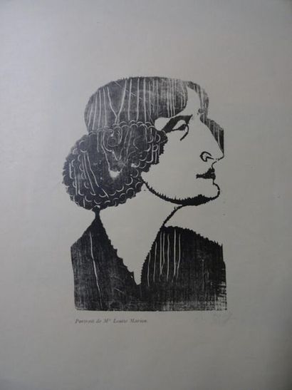 null Chana ORLOFF (1888-1968)
Portrait de Mlle Louise Marion et Portrait de Mme Lemaitre
Bois...