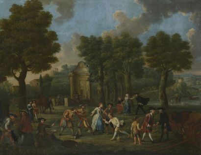 null Attribué à Fillippo FALCIATORE (actif à Naples entre 1718 et 1768)
Jeux de plein...