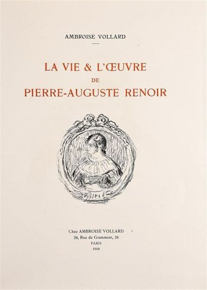 null VOLLARD (Ambroise) - RENOIR. THE LIFE AND WORK OF PIERRE-AUGUSTE RENOIR. Paris,...