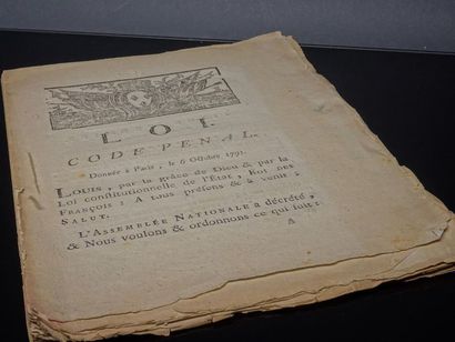 null [LAW] Law of the Penal Code, 6 October 1791
Imprimerie Mallard
1 collection...