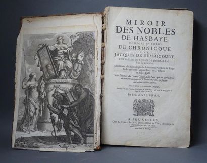 null HEMRICOURT (Jacques de) - Mirror of the nobles of Hasbaye
Nobility of Liege...