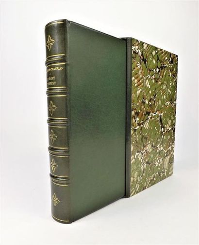 null ERCKMANN-CHATRIAN. MRS. THERESE. Paris, Carteret, 1925. In-8, fir-green basane,...