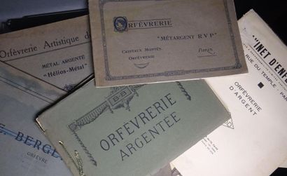 null Lot of goldsmith's house catalogues: Ravinet d'enfert, Bouillet et Bourdelle,...