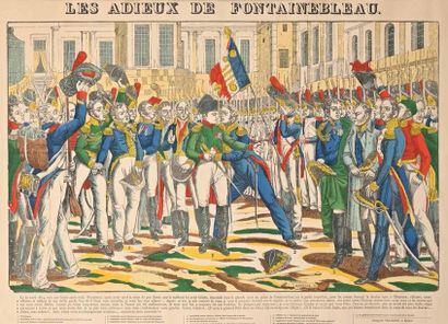 null Set of five images of Epinal Napoleon at the siege of Toulon, The battle of...