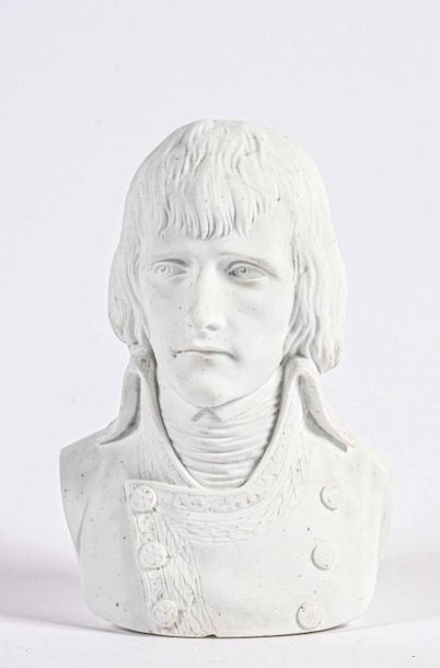 null After Louis-Simon BOIZOT (1743-1809) Young Napoleon

Bust in biscuit.

H. 20,5...
