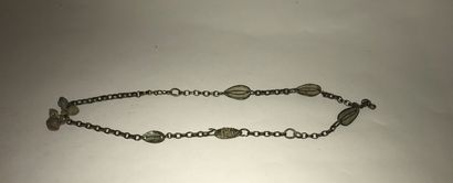 null Ogoni priest's necklace, Nigeria 

Rare example of a divination necklace. Regalian...
