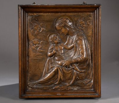 null Dans le goût de la Renaissance florentine

Vierge à l'Enfant et têtes de chérubins

Bas-relief...