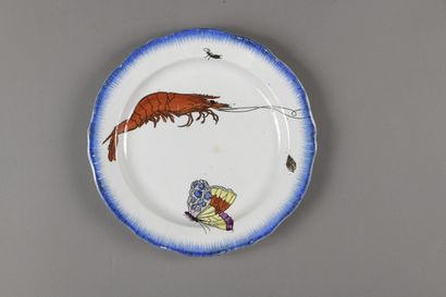 null CREIL-MONTEREAU

Important part of a table service named Rousseau in fine earthenware...