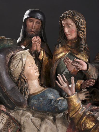 null 
SOUABE or UPPER RHINE WORKSHOP, first quarter of the 16th century




The Dormition...