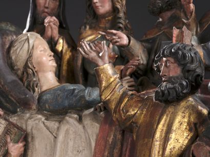 null 
SOUABE or UPPER RHINE WORKSHOP, first quarter of the 16th century




The Dormition...