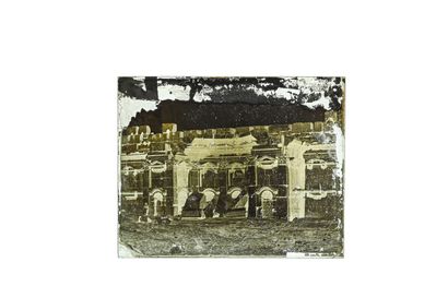 FELIX BONFILS CAPITALS IN AN ANCIENT MOSQUE IN BALBEK. 1867-1875

Collodion negative...