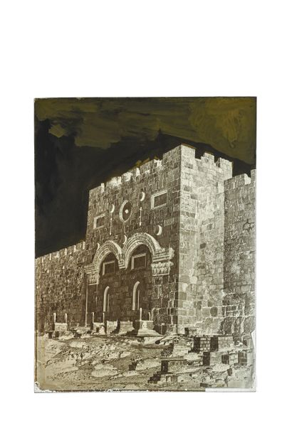 FELIX BONFILS JERUSALEM, GOLDEN GATE 1867-1875

Collodion negative on glass plate,...