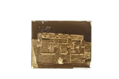 FELIX BONFILS FIRE TEMPLE ON THE TEMPLE OF TENTYRIS, DENDERAH. UPPER EGYPT 1867-1875

Collodion...