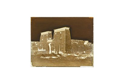 FELIX BONFILS KARNAK TEMPLE OF RAMESSES IV, KARNAK. UPPER EGYPT 1867-1875

Collodion...