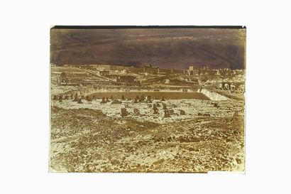 FELIX BONFILS JERUSALEM, VASQUES DE BIRKET-MAMILLAH 1867-1875

Négatif au collodion...