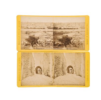 FELIX BONFILS 16 vues stéréoscopiques de Palestine et Syrie, c. 1880

Montées sur...