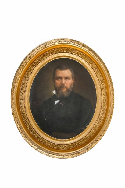 Antoine JUBIEN (1833-1909) 
Portraits d'un couple




Pastels, signés "Jubien 1887"




H....