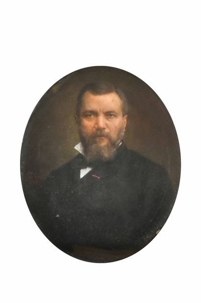 Antoine JUBIEN (1833-1909) 
Portraits d'un couple




Pastels, signés "Jubien 1887"




H....