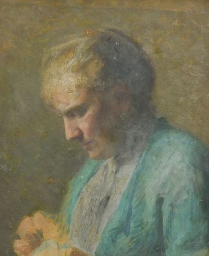 Attribué à François Joseph GUIGUET (1860-1937), 
Portrait de femme




Huile sur...
