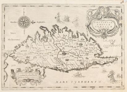 Maximinus a Guchen Provincia insulae Corsicae F. Capucinoru. 22 x 31. In Atlas des...