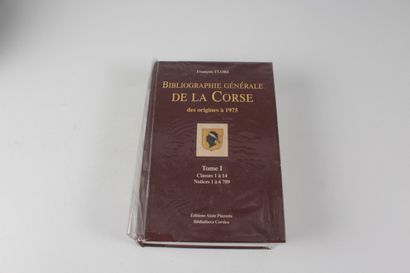Flori, François Bibliographie générale de la Corse des origines à 1975. Ajaccio,...