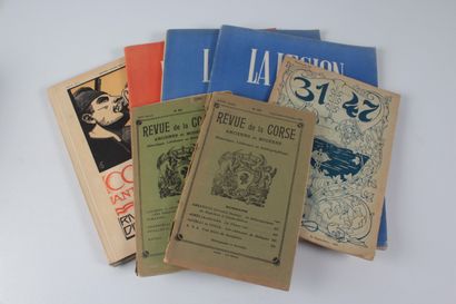[Lot Revues] La Corse agricole.- Nos 69, 70, année 1909, et 109, 110, année 1910.

A...