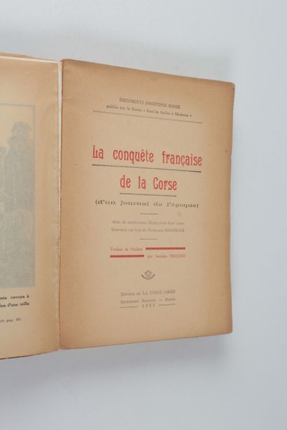 Guerri, Francesco et Trojani, Antoine - La conquête française de la Corse (d’un journal...